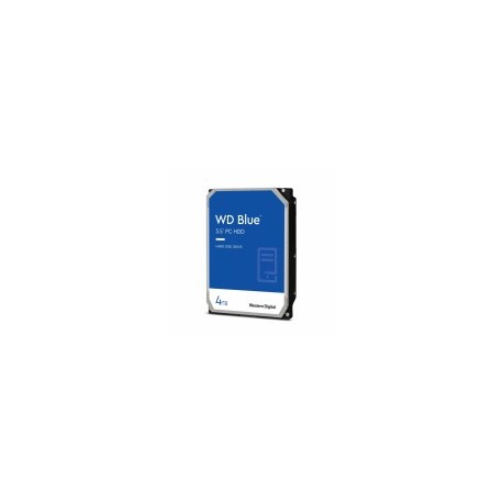 Disco Duro Interno Western Digital WD Blue 3.5", 4TB, SATA III, 6 Gbit/s, 5400RPM, 256MB Caché