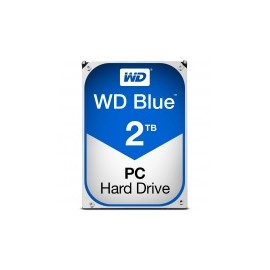 Disco Duro Interno Western Digital WD Blue 3.5'', 2TB, SATA III, 6 Gbit/s, 5400RPM, 64MB