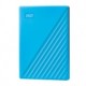 Disco Duro Externo Western Digital WD My Passport, 2TB, USB 3.2, Azul