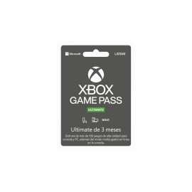 Xbox Game Pass Ultimate 3 Meses, Xbox One/Xbox 360/Xbox Series X/S/PC ― Producto Digital Descargable