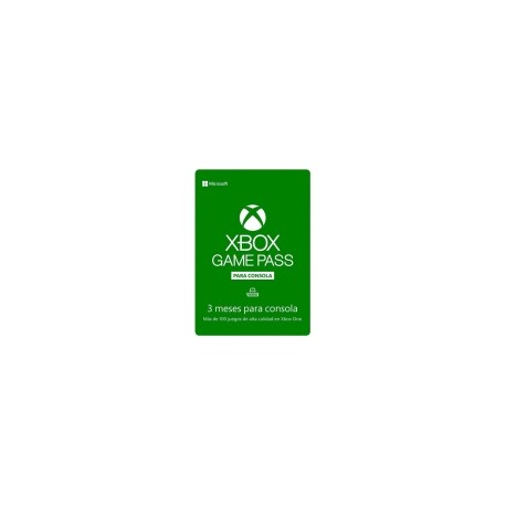 Xbox Game Pass, 3 Meses, Consola ― Producto Digital Descargable