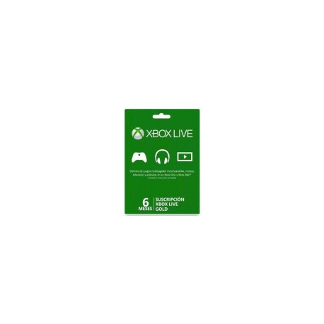 Xbox Live Gold, 6 Meses ― Producto Digital Descargable