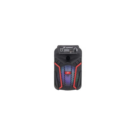 Fussion Acustic Bafle PBS-65003, 6.5”, Bluetooth, Inalámbrico,15W RMS, Negro