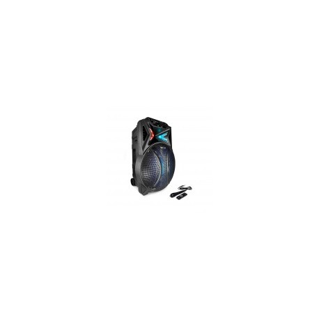 Vorago Bafle KSP-501, Bluetooth, Inalámbrico, 80W RMS, USB, Negro