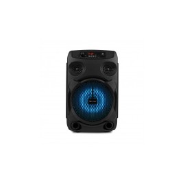 Vorago Bafle KSP-301 v2, Bluetooth, Inalámbrico, 20W RMS, 2800W PMPO, USB, Negro ― incluye Micrófono y Control de Mando