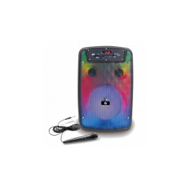 Misik Bafle MB117, Bluetooth, Alámbrico/Inalámbrico, 5000W PMPO, USB, Negro ― incluye Micrófono Alámbrico