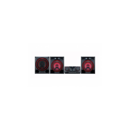 LG Minicomponente con Subwoofer XBOOM CK57, Bluetooth, Alámbrico, 1100W RMS, USB, Negro