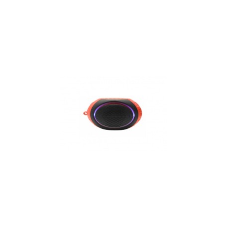 Misik Bocina Portátil MS211, Bluetooth, Inalámbrico, USB, Rojo - Resistente al Agua