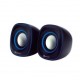 Getttech Bocina Portátil SG-20U, Alámbrico, 2.0, 3W RMS, Negro/Azul