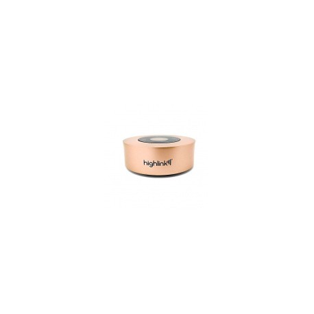 Highlink Bocina Portátil, Bluetooth, Inalámbrico, USB, Rosa