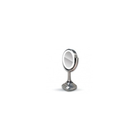 Highlink Bocina Portátil con Espejo LED MIRROR SPEAKER, Bluetooth, Inalámbrico, 5W RMS, Plata