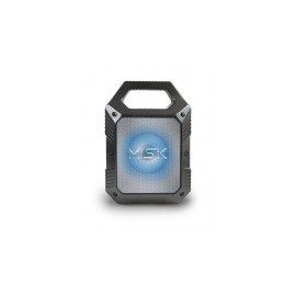 Misik Bocina Portátil MS202, Bluetooth, Alámbrico/Inalámbrico, USB, Negro