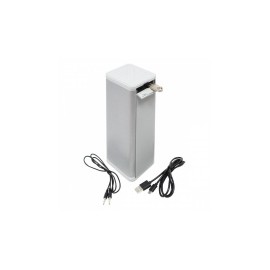 Necnon Bocina Portátil NB-01 TWS, Bluetooth, Inalámbrico, USB, Plata