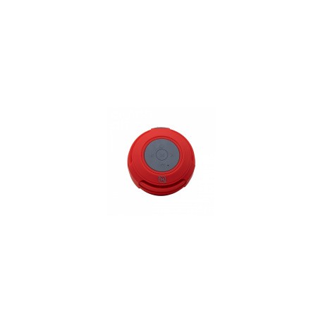 Necnon Bocina Portátil NB-03W PRO, Bluetooth, Inalámbrico, 3W RMS, Rojo - Resistente al Agua