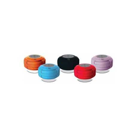 Necnon Bocina Portátil NB-03W PRO, Bluetooth, Inalámbrico, 3W RMS, Naranja - Resistente al Agua