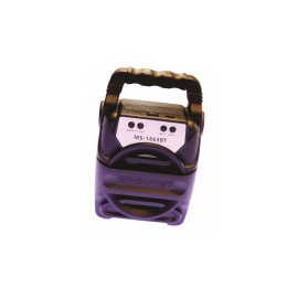 Fussion Acustic Bocina Portátil MS-1663BT, Bluetooth, Inalámbrico, 6W RMS, USB, Negro