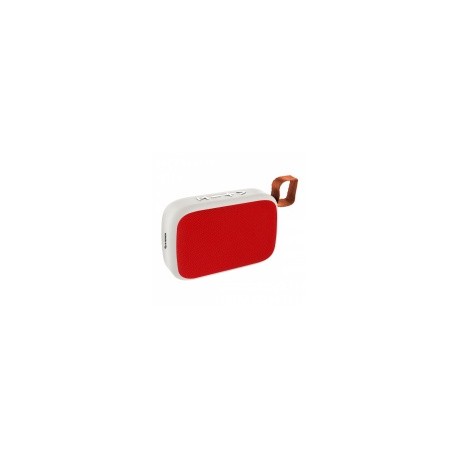 Steren Mini Bocina Portátil BOC-832, Bluetooth, Inalámbrico, 3W RMS, USB, Rojo/Blanco