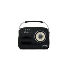 Select Sound Bocina Portátil BT1010, Bluetooth, Inalámbrico, 2W RMS, USB, Negro