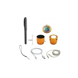 BRobotix Bocina Portátil KS129, Alámbrico, 2.5W RMS, USB, Oro
