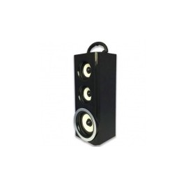 BRobotix Bocina Portátil KS-432, Alámbrico, 10W RMS, USB, Blanco/Negro