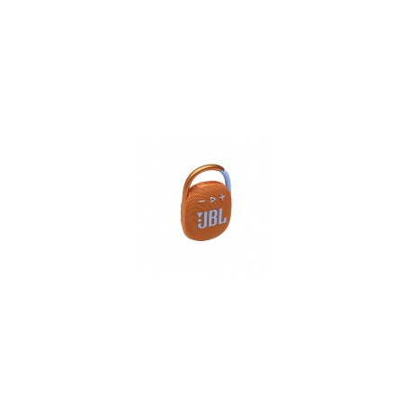 JBL Bocina Portátil Clip 4, Bluetooth, Inalámbrico, 5W RMS, USB, Naranja - Resistente al Agua
