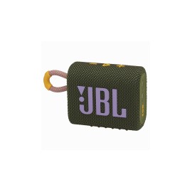 JBL Bocina Portátil Go 3, Bluetooth, Inalámbrico, 4.2W RMS, Verde - Resistente al Agua