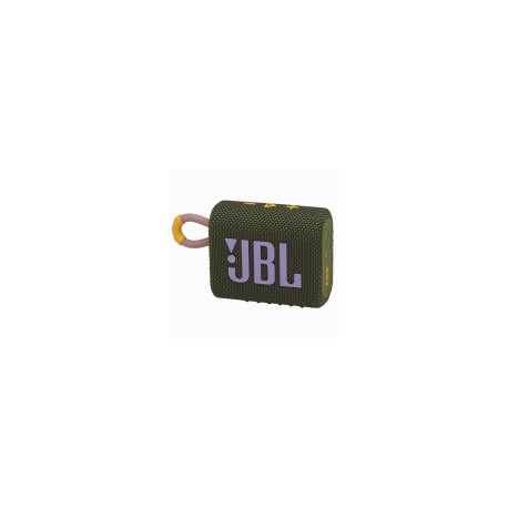 JBL Bocina Portátil Go 3, Bluetooth, Inalámbrico, 4.2W RMS, Verde - Resistente al Agua