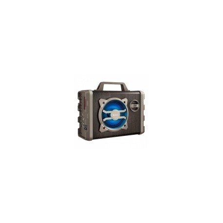 Steren Bocina Portátil AMP-022BT, Bluetooth, Inalámbrico, 350W PMPO, USB, Bronce/Marrón