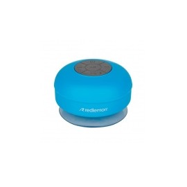 Redlemon Bocina Portátil 77243, Bluetooth, Inalámbrico, Azul - Resistente al Agua
