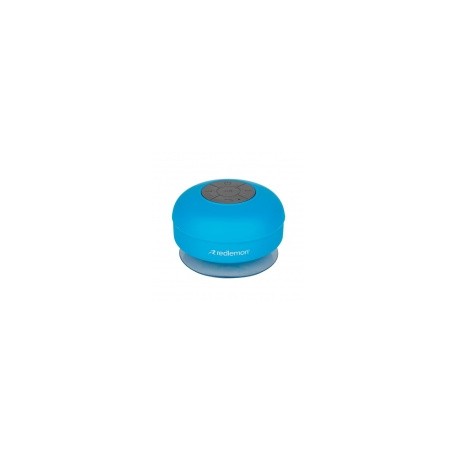 Redlemon Bocina Portátil 77243, Bluetooth, Inalámbrico, Azul - Resistente al Agua