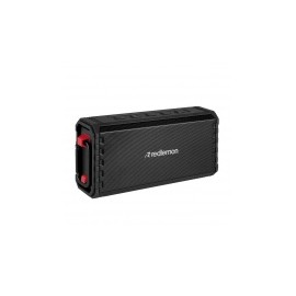 Redlemon Bocina Portátil 79129, Bluetooth, Inalámbrico, 8W RMS, Micro USB, Negro - Resistente al Agua
