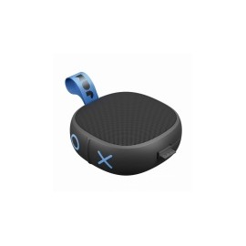 JAM Bocina Portátil Hang Up, Bluetooth, Inalámbrico, 3W RMS, USB, Negro/Azul - Resistente al Agua