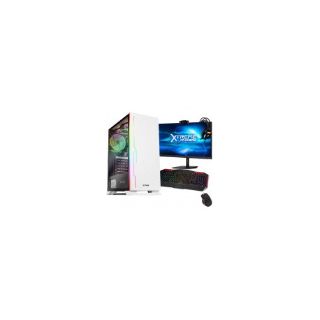 Computadora Gamer Xtreme PC Gaming CM-91028, Intel Core i3-9100 3.60GHz, 8GB, 1TB, Wi-Fi, Windows 10 Prueba ― Incluye Monitor d