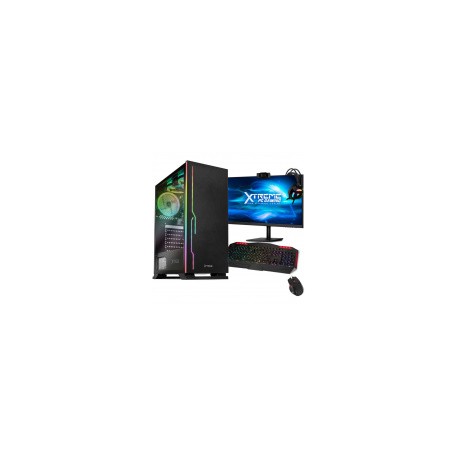Computadora Gamer Xtreme PC Gaming CM-91027, Intel Core i3-9100 3.60GHz, 8GB, 1TB, Wi-Fi, Windows 10 Prueba ― Incluye Monitor d