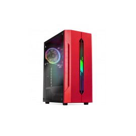 Computadora Gamer Xtreme PC Gaming CM-05351, Intel Core i3-9100 3.60GHz, 16GB, 240GB SSD, Wi-Fi, Windows 10 Prueba, Rojo