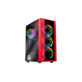 Computadora Gamer Xtreme PC Gaming CM-50086, Intel Core i3-10100 3.60GHz, 8GB, 1TB, Wi-Fi, Rojo, Windows 10 Prueba