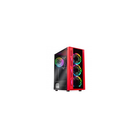 Computadora Gamer Xtreme PC Gaming CM-50086, Intel Core i3-10100 3.60GHz, 8GB, 1TB, Wi-Fi, Rojo, Windows 10 Prueba