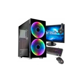 Computadora Gamer Xtreme PC Gaming CM-05334, Intel Core i3-10100 3.60GHz, 8GB, 240GB SSD, FreeDOS — incluye Monitor de 21.5", A