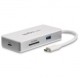 StarTech.com Docking Station para Laptops USB-C, HDMI, RJ-45, Blanco